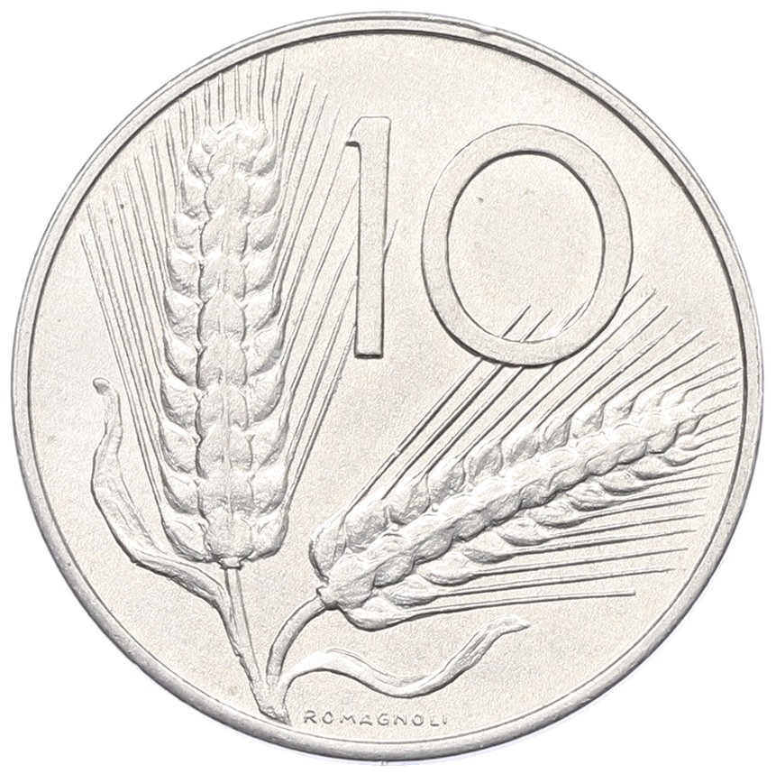 10 лир 1997 года Италия — Фото №2