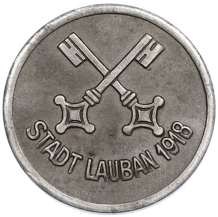 10 пфеннигов 1918 года Германия — город Лаубан (Нотгельд) — Фото №1