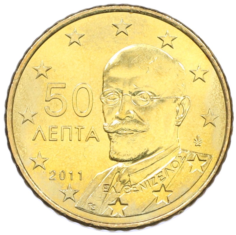 50 евроцентов 2011 года Греция — Фото №1
