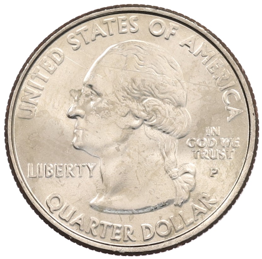 1/4 доллара (25 центов) 2001 года P США «Штаты и территории — Северная Каролина» — Фото №2