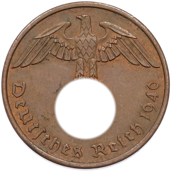 2 рейхспфеннига 1940 года A Германия — Фото №1