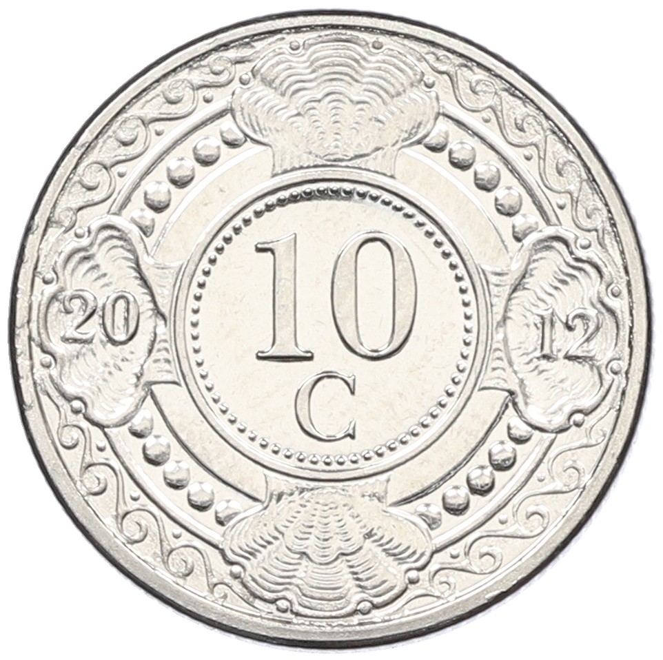 10 центов 2012 года Нидерландские Антильские острова — Фото №1
