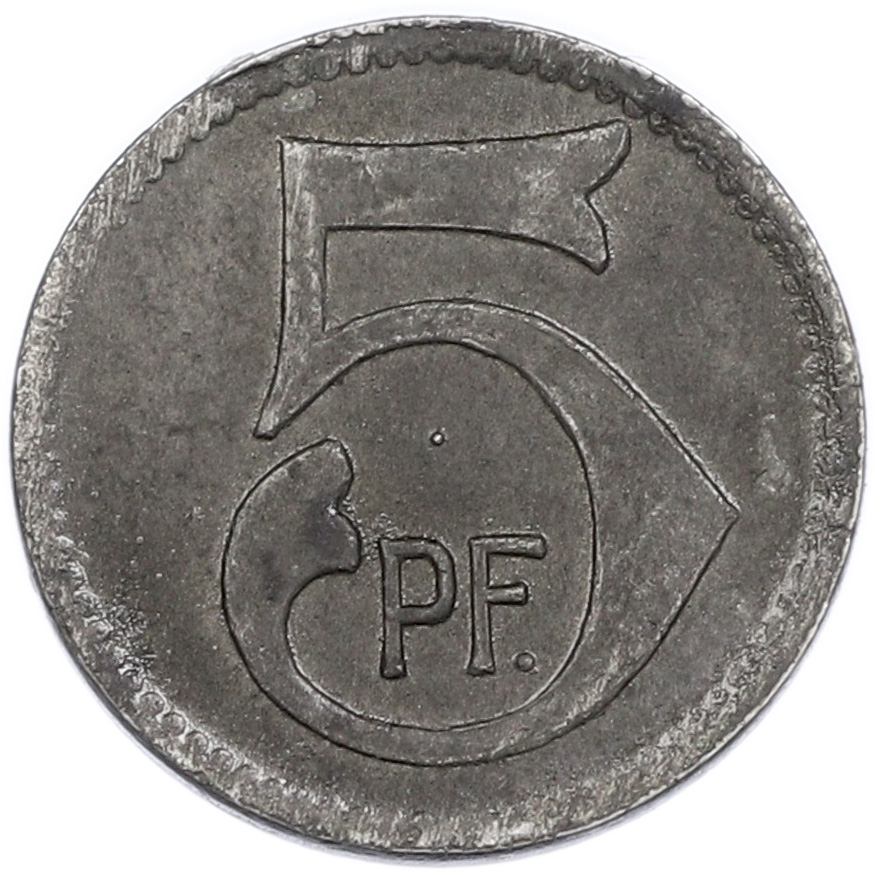 5 пфеннигов 1918 года Германия — город Муррхардт (Нотгельд) — Фото №2