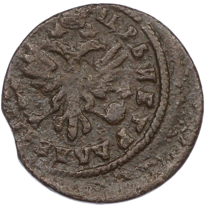 Денга 1717 года Российская Империя (Петр I) — Фото №2
