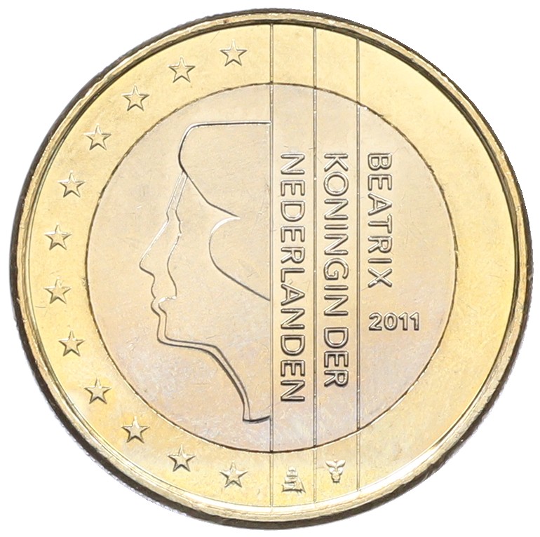 1 евро 2011 года Нидерланды — Фото №1