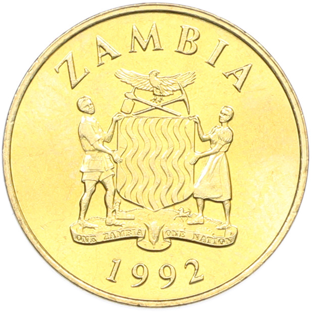 1 квача 1992 года Замбия — Фото №2