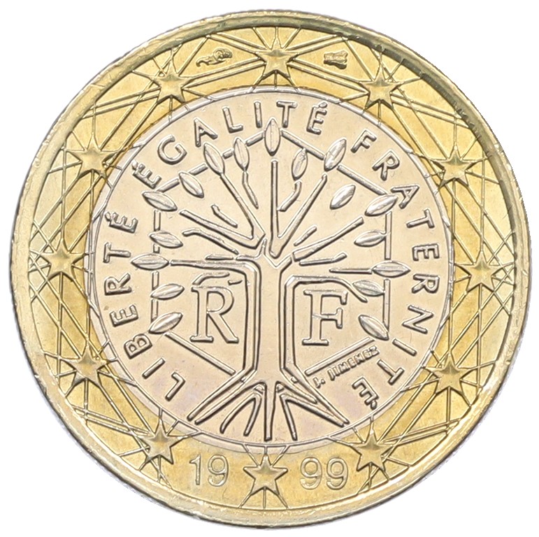 1 евро 1999 года Франция — Фото №1