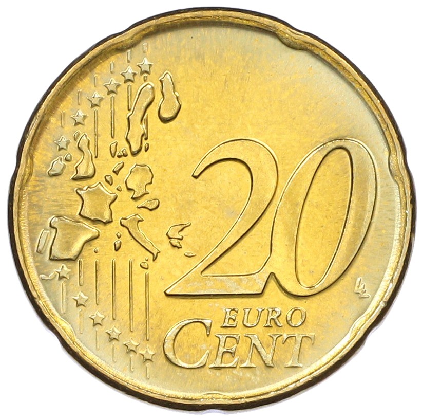 20 евроцентов 2000 года Нидерланды — Фото №2