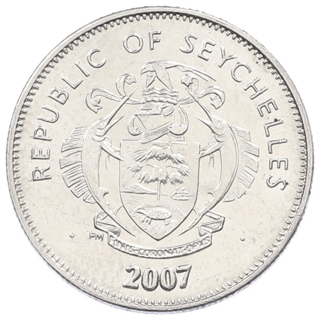 25 центов 2007 года Сейшелы — Фото №2