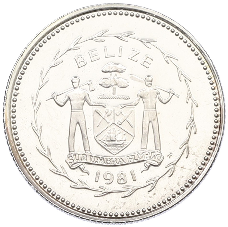 10 центов 1981 года Белиз — Фото №2