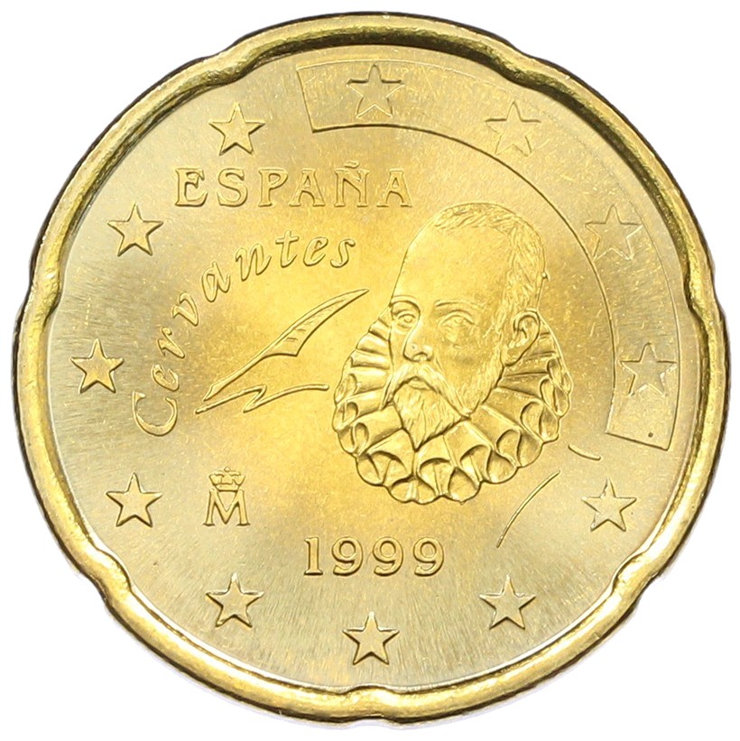 20 евроцентов 1999 года Испания — Фото №1