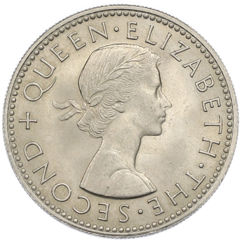 1 шиллинг 1963 года Новая Зеландия — Фото №2