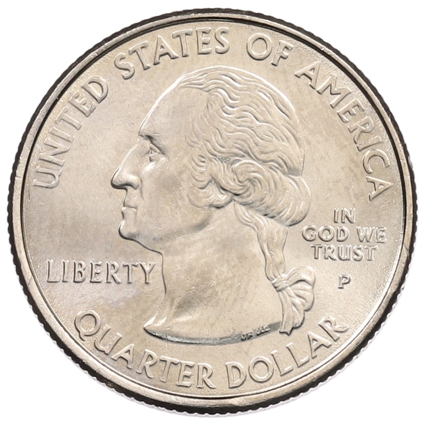 1/4 доллара (25 центов) 2000 года Р США «Штаты и территории — Вирджиния» — Фото №2