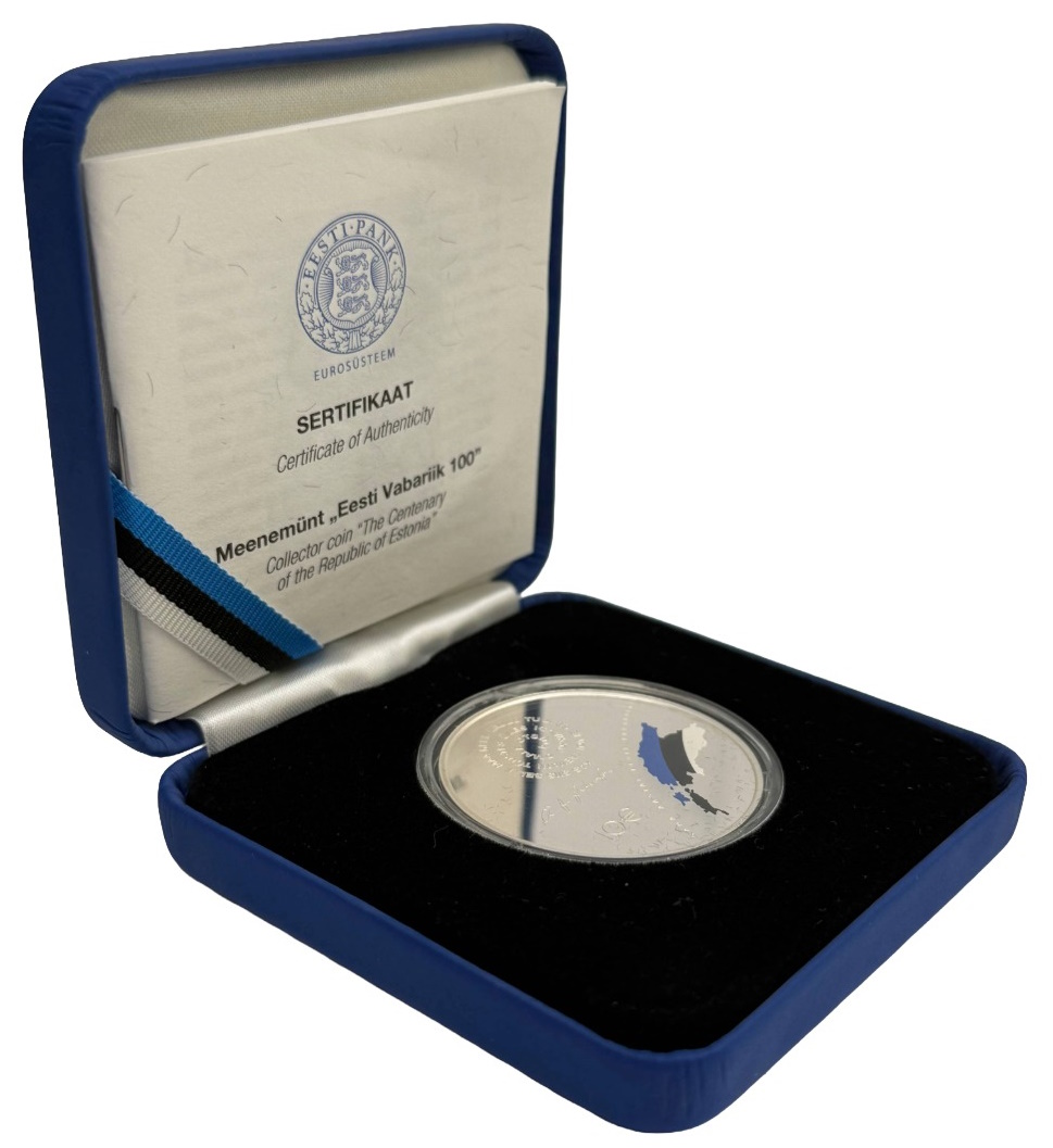 10 евро 2018 года Эстония «100 лет Эстонии» — Фото №3