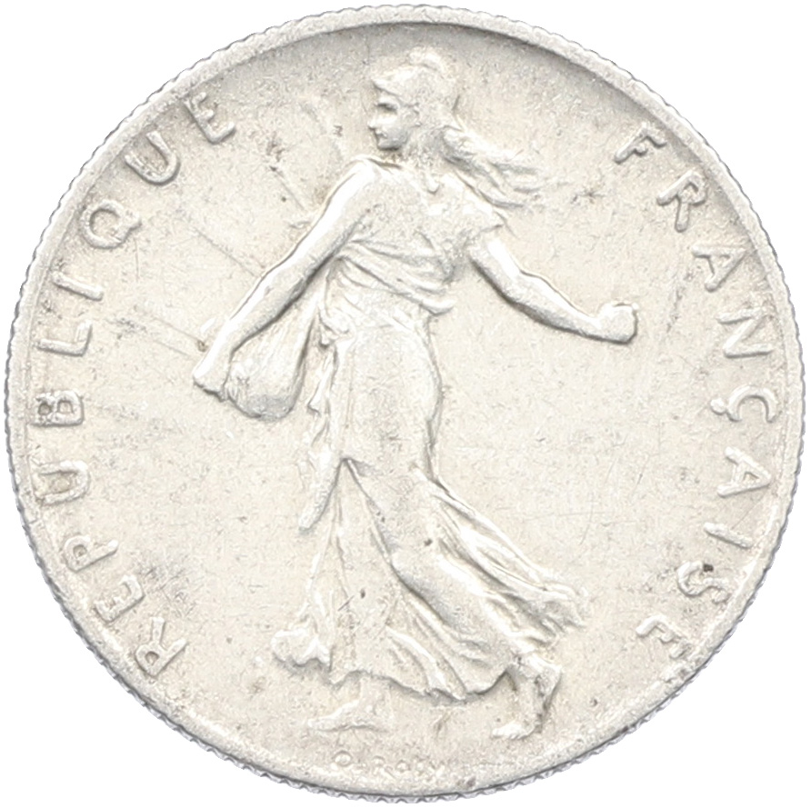 50 сантимов 1918 года Франция — Фото №2