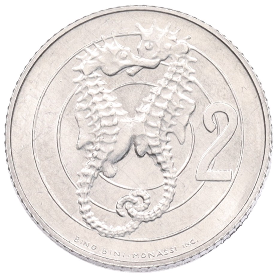 2 лиры 1975 года Сан-Марино «Любовь у животных» — Фото №1