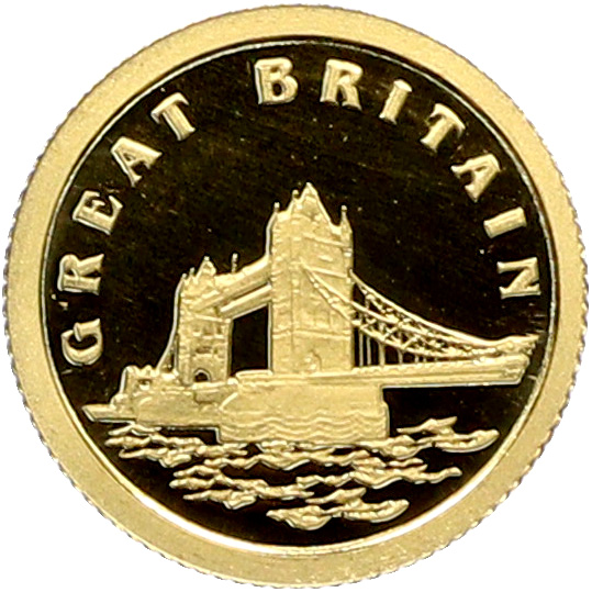 12 долларов 2008 года Либерия «Страны Европы — Великобритания» — Фото №1