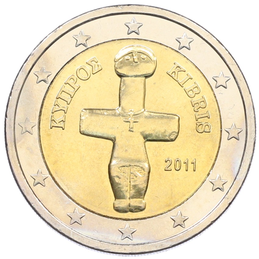 2 евро 2011 года Кипр — Фото №1