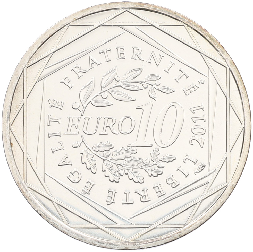10 евро 2011 года Франция «Регионы Франции — Франш-Конте» — Фото №2