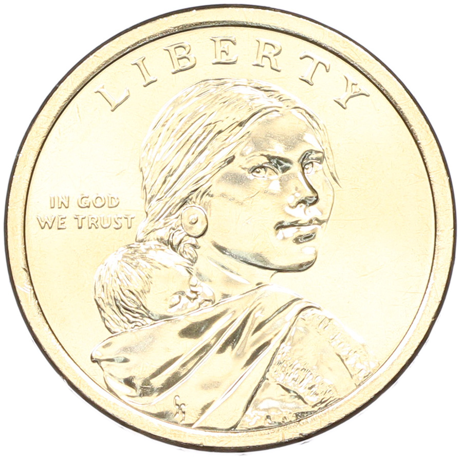 1 доллар 2026 года (D) США «Коренные Американцы (Сакагавея) — Полли Купер» — Фото №2