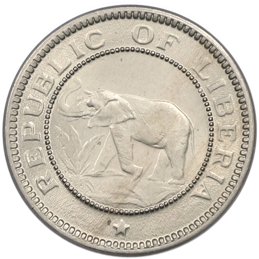 1/2 цента 1941 года Либерия — Фото №2