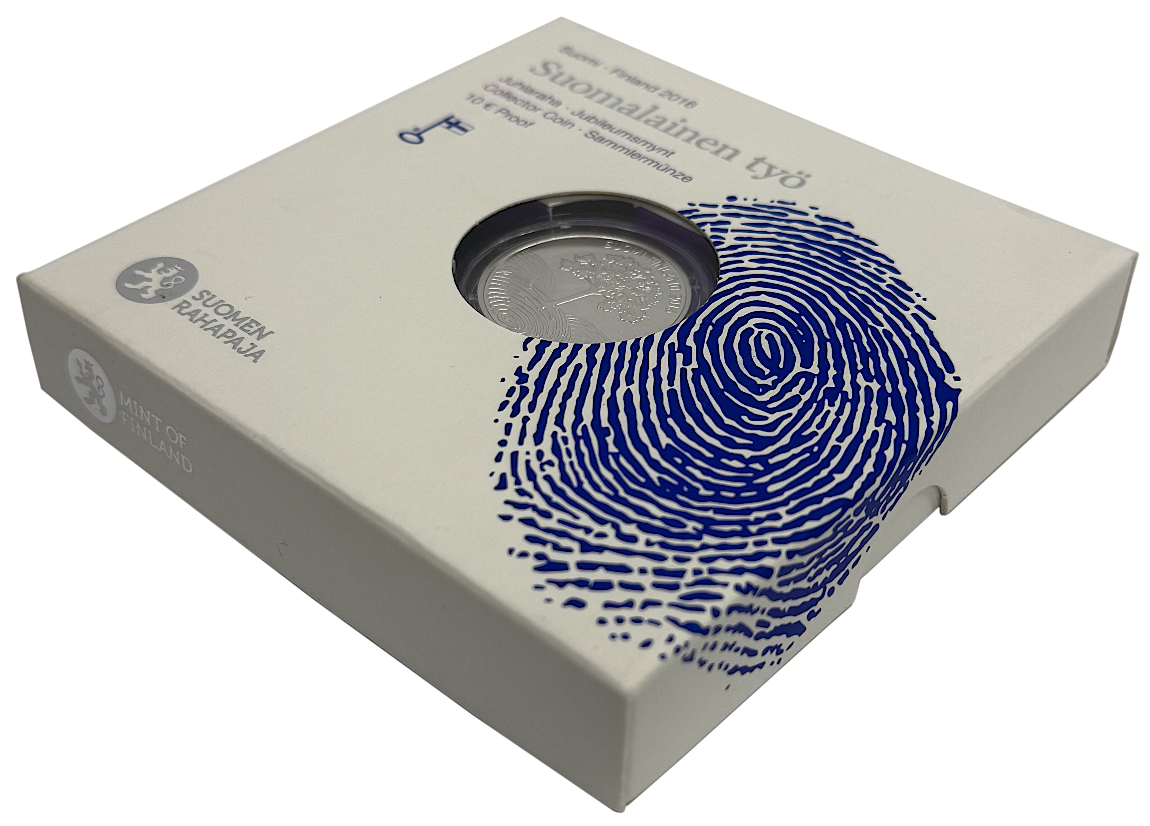 10 евро 2016 года Финляндия «Финская работа» — Фото №3