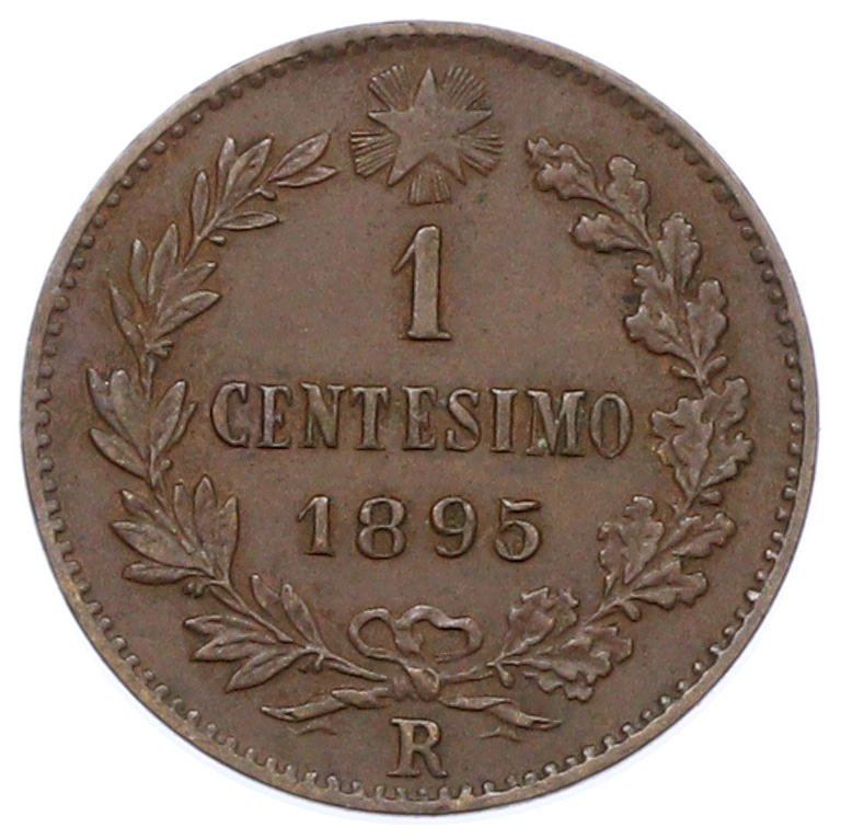1 чентезимо 1895 года Италия — Фото №1