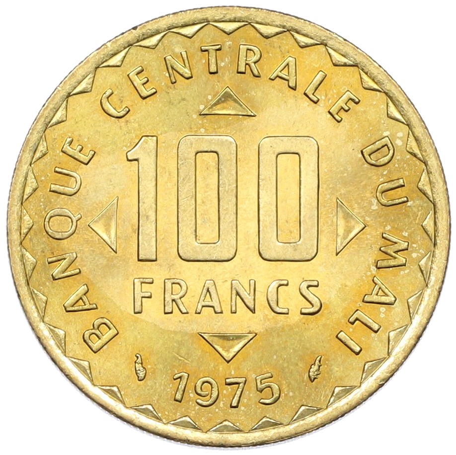 100 франков 1975 года Мали — Фото №1