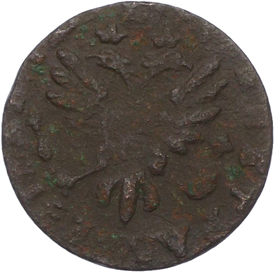 Полушка 1716 года Российская Империя (Петр I) — Фото №2