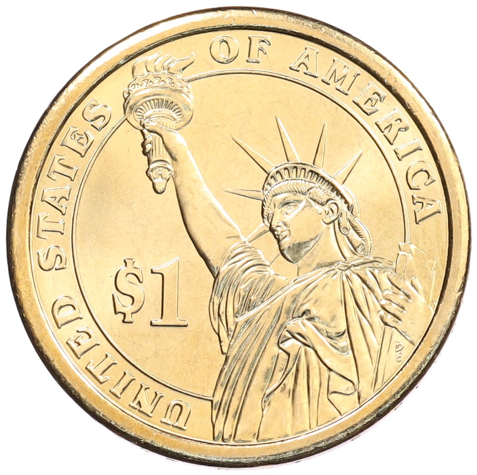 1 доллар 2008 года D США «5-й президент США Джеймс Монро» — Фото №2