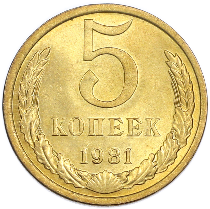 5 копеек 1981 года — Фото №1