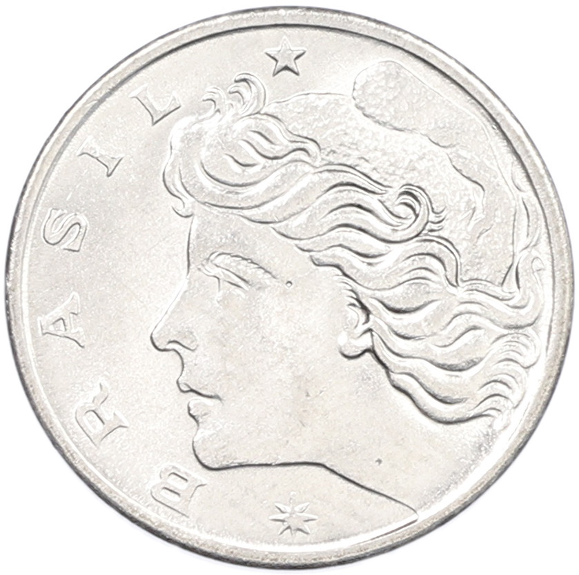 1 сентаво 1975 года Бразилия «ФАО — Сахарный тростник» — Фото №2