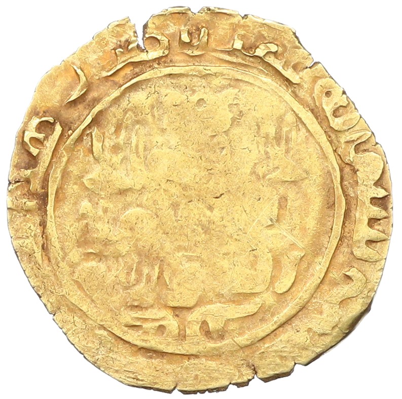 Динар 1230 года (AH 627) Великая Монгольская империя (правление Угедея) Самарканд — Фото №2