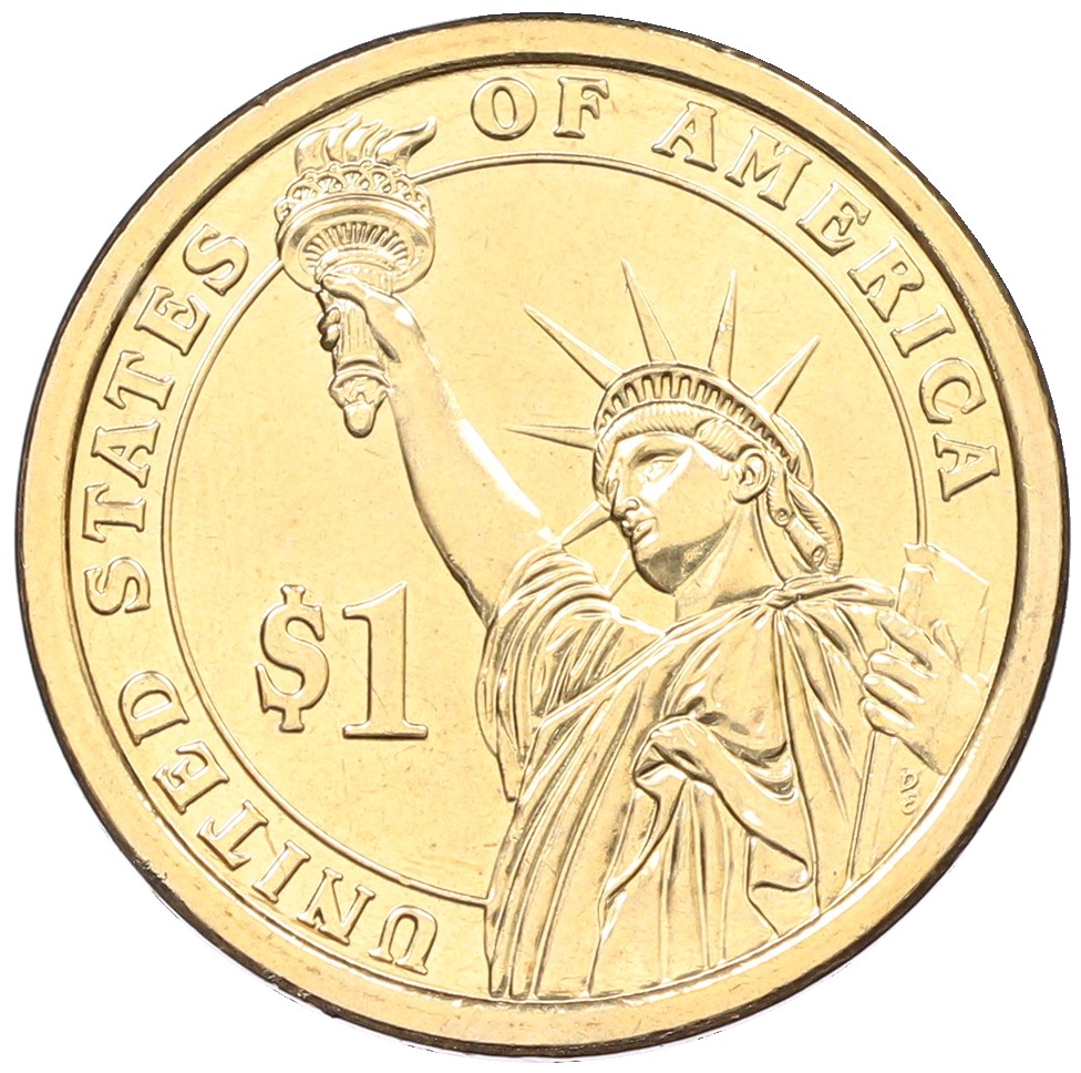 1 доллар 2013 года (D) США «27-й президент США Уильям Тафт» — Фото №2