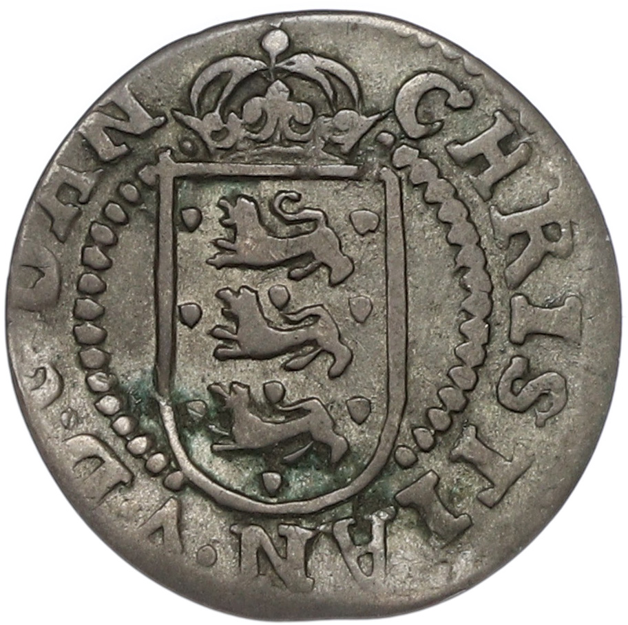 2 скиллинга 1677 года Дания — Фото №2