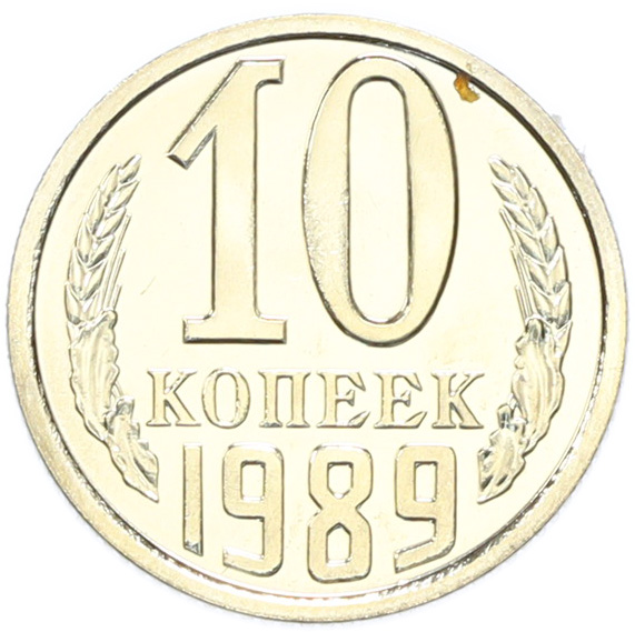 10 копеек 1989 года СССР — Фото №1