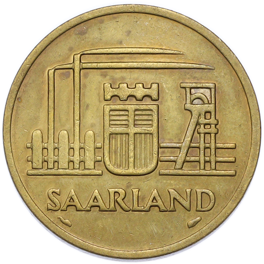 50 франков 1954 года Саар — Фото №2
