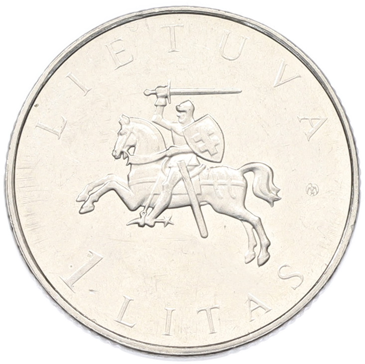 1 лит 2009 года Литва «Вильнюс – культурная столица Европы» — Фото №2