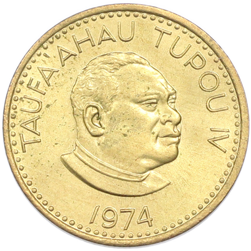 1 сенити 1974 года Тонга — Фото №2