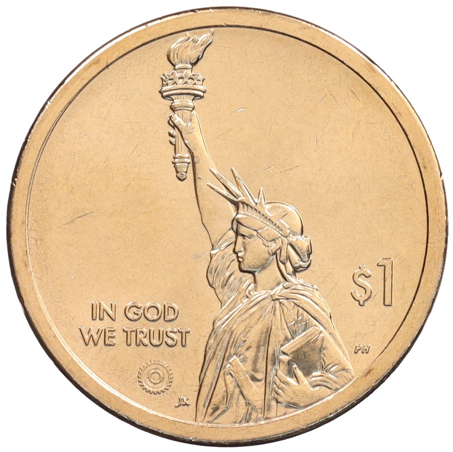 1 доллар 2022 года Р США «Американские инновации — Блюграсс» — Фото №2