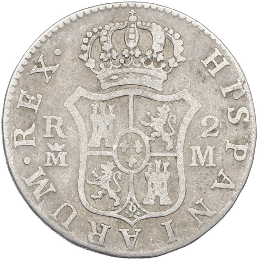 2 реала 1788 года Испания — Фото №2