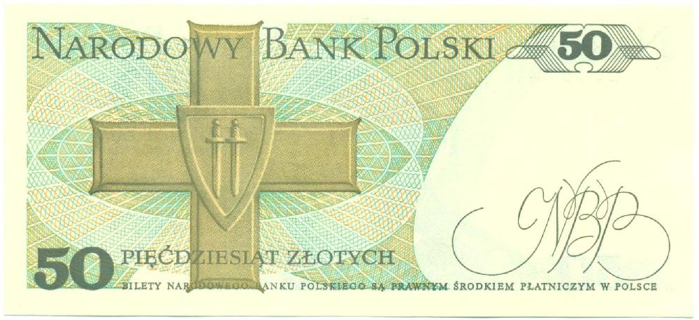 50 злотых 1988 года Польша — Фото №2