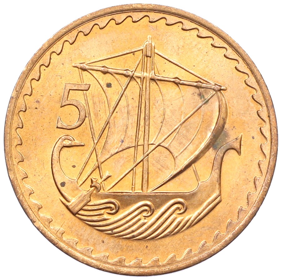 5 милс 1980 года Кипр — Фото №1