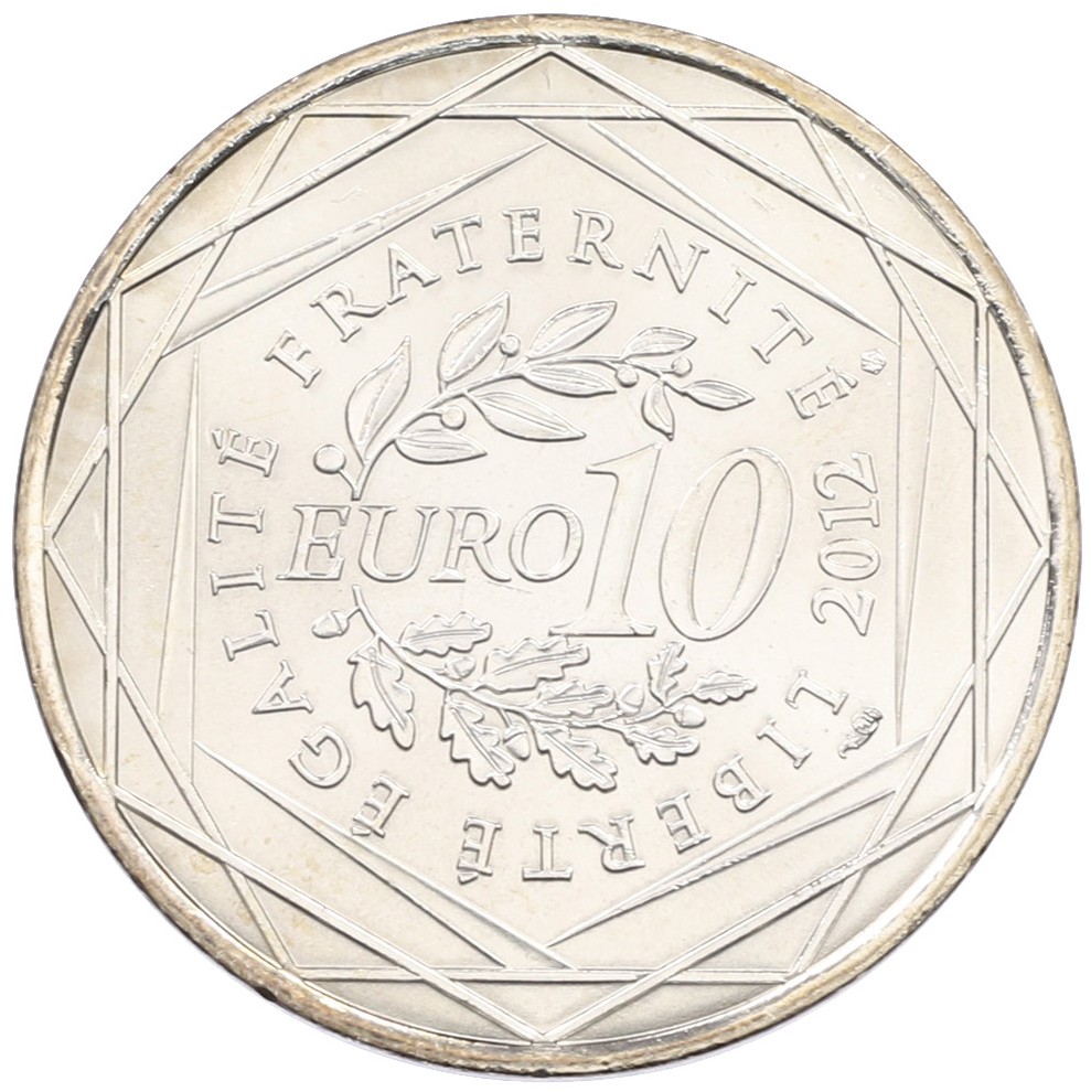 10 евро 2012 года Франция «Регионы Франции — Овернь» — Фото №2