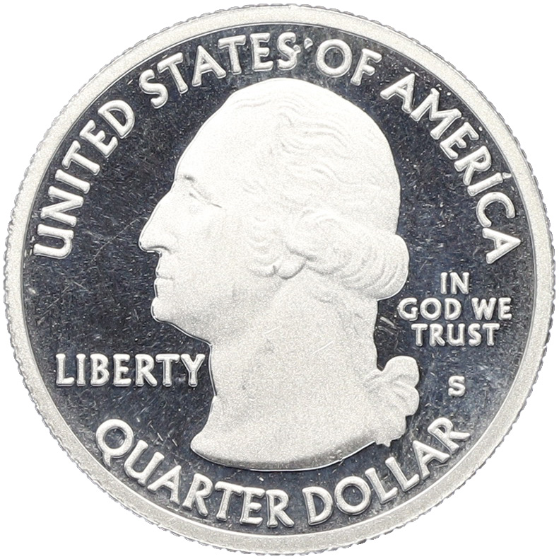 1/4 доллара (25 центов) 2012 года S США «Национальные парки — №15 Национальный парк Денали» — Фото №2