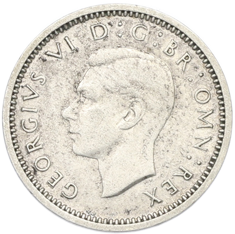 3 пенса 1937 года Великобритания — Фото №2