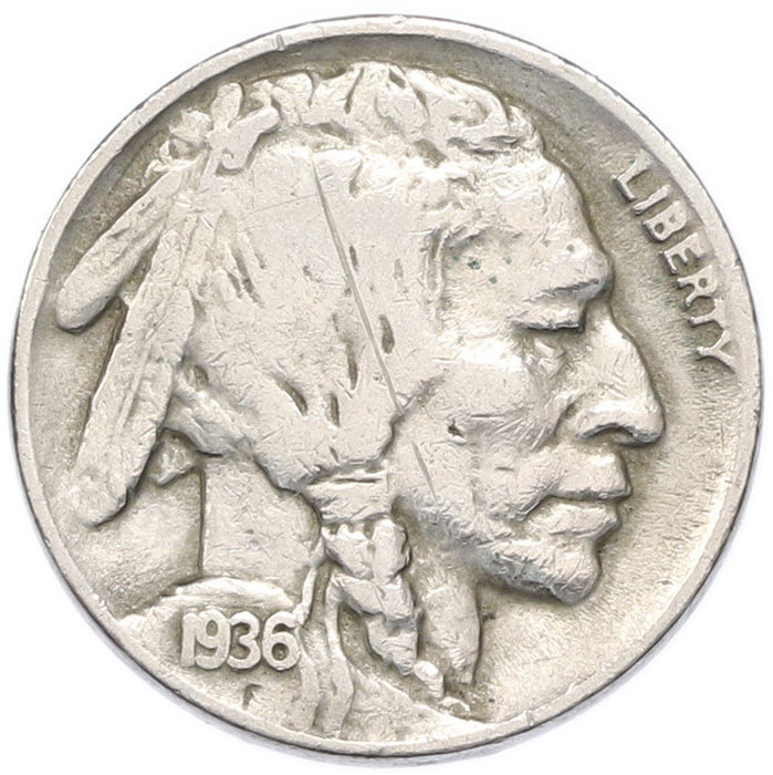5 центов 1936 года D США — Фото №1