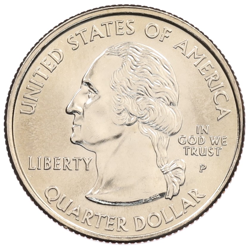 1/4 доллара (25 центов) 2000 года P США «Штаты и территории — Нью-Гэмпшир» — Фото №2