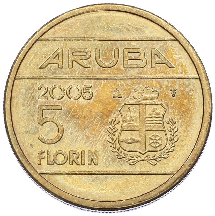 5 флоринов 2005 года Аруба — Фото №1