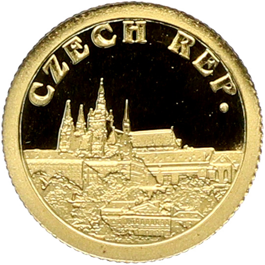 12 долларов 2008 года Либерия «Страны Европы — Чехия» — Фото №1